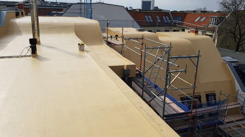 Dachterrasse mit Flüssigkunststoff